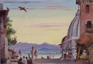 Top Of The Holy Steps, Hurdwar, India — Marianne North