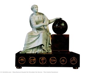 The Urania Pendulum — Manufacture Royale De Porcelain De Sèvres