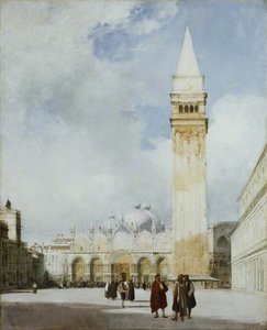 Venice The Piazza San Marco — Richard Parkes Bonington