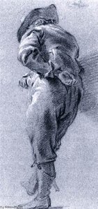 A Standing Shepherd — Nicolaes Pietersz Berchem