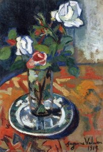 Roses In A Vase — Suzanne Valadon