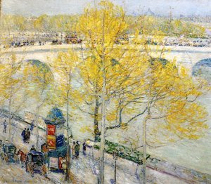 Pont Royal, Paris — Frederick Childe Hassam