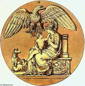 The Goddess Roma And The King Of Rome — Bartolomeo Pinelli