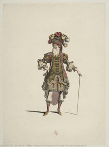 Costume Du Roi Égée Pour La Tragédie En Musique Thésée, Berain — Jean Berain The Elder
