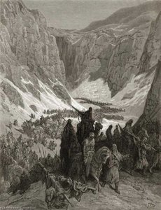 El Ejército Cristiano En Las Montañas De Judea — Paul Gustave Doré