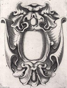 Cartouche Im Aurikulären Stil — Johannes Der Ältere Lutma