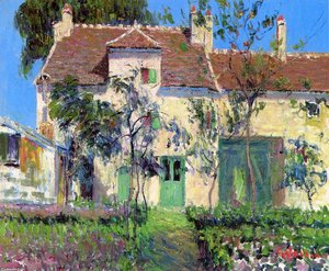The Garden Behind The House — Gustave Loiseau