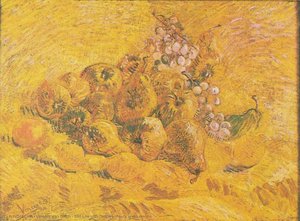 Still Life With Grapes, Pears And Lemons — Vincent Willem Van Gogh