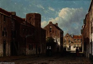 A Stroll On A Sunny Day — Jan Weissenbruch