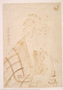 The Actor Matsumoto Koshiro As Banzuin Chobei — Toshusai Sharaku