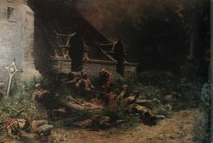 Les Vivants Défendent Leurs Morts — Georges Jules Victor Clairin