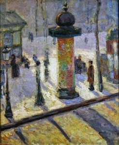 Kiosk On The Boulevard Clichy — Louis Anquetin