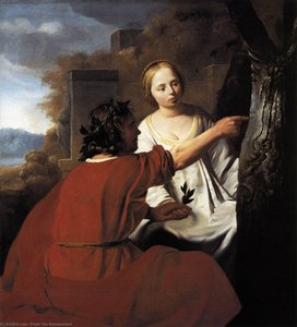 Paris And Oenone — Reyer Van Blommendael