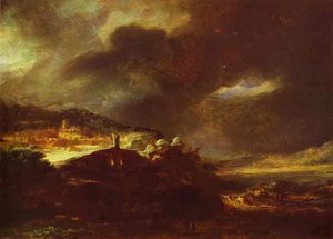 Paesaggio D'orage — Rembrandt Van Rijn
