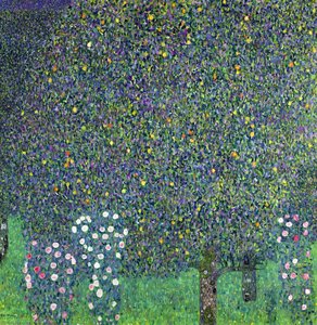 Roses Under The Trees — Gustav Klimt