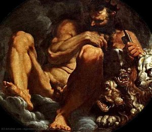 Pluto — Agostino Carracci