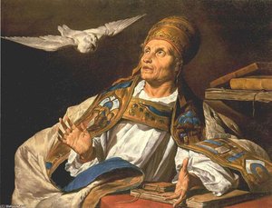 St Gregory — Matthias Stom