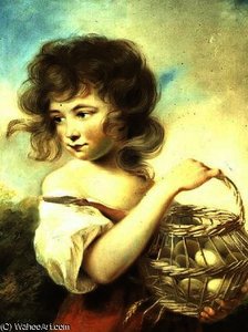 The Girl With The Basket Of Eggs — John Peter Russell