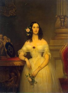 Portrait Of Yekaterina Scherbatova — Joseph Désiré Court