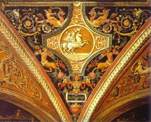 Detail Of The Ceiling — Pietro Perugino (pietro Vannucci)