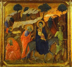 Maestó (front, Predella) — Duccio Di Buoninsegna
