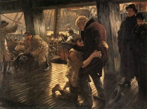 The Prodigal Son In Modern Life: The Return — Jacques Joseph Tissot