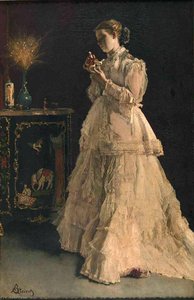 The Lady In Pink (also Known As A Doll) — Alfred Émile Léopold Stevens