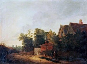 Holl's Lane, Heigham, Norwich — John Berney Crome