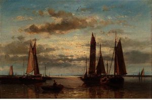 Shipping In A Calm Sea — Abraham Hulk Senior