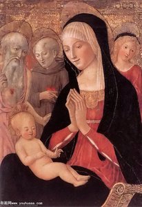 Madonna And Child With Saints And Angels — Francesco Di Giorgio Martini