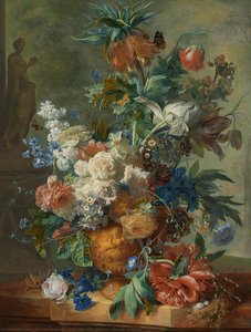 Still Life With Flowers, Jan Van Huysum, 1723 — Jan Van Huysum