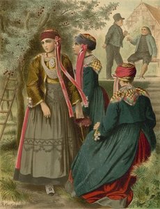 German Costume Hannover Das Alte Land — Albert Kretschmer