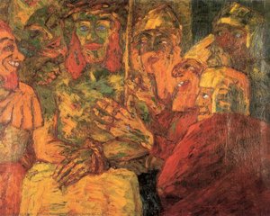 Mocking Of Christ — Emil Nolde