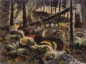 Autumn Leaves At Play — Charles Burchfield