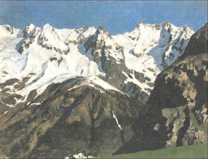 Range Of Mountains, Mont Blanc — Isaak Ilyich Levitan
