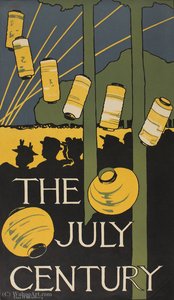 'the July Century', (44 X 26 Cm) (1895) — Charles Herbert Woodbury