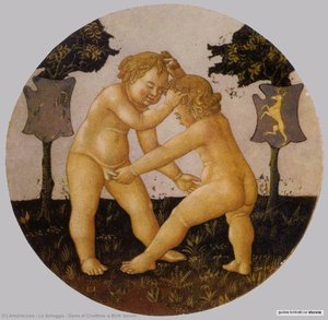 Game Of Civettino (a Birth Salver) — Lo Scheggia