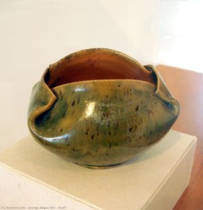 Bowl — George Edgar Ohr