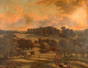 View Of Hay Time, Hamstead Mill, Handsworth, Birmingham — John Joseph Hughes