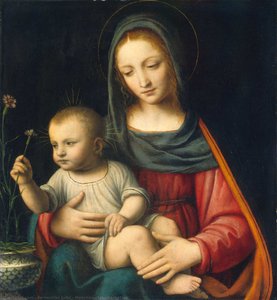 Madonna Of The Carnation — Бернардино Луини