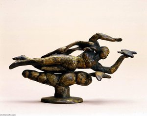 Flying Figure With Birds — Paul Manship