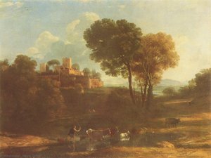 Villa In The Roman Campagna — Claude Lorrain (claude Gellée)