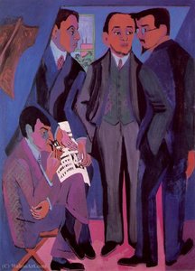 A Group Of Artists — Otto Mueller