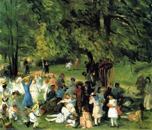 May Day In Central Park — William James Glackens