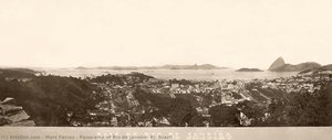 Panorama Of Rio De Janeiro, Rj. Brazil — Marc Ferrez
