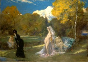 After The Swimming — Carolus-duran (charles-auguste-emile Durand)
