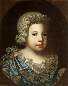 Portrait Of An Unknown Small Child — Benedetto Gennari The Younger