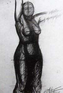 The Torment Of Cuauhtemoc (sketch) — David Alfaro Siqueiros