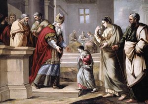 The Presentation Of The Virgin In The Temple — Pierre Mignard