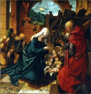 The Adoration Of The Shepherds — Hans Leonhard Schäufelein